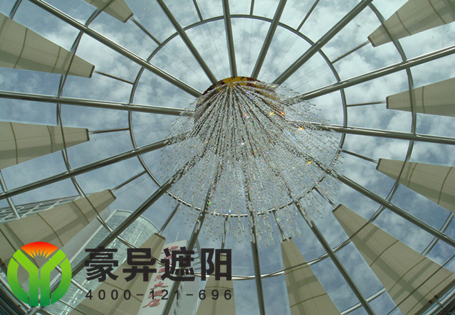 商务楼采光顶遮阳帘,豪异遮阳上海电动遮阳帘厂家,4000-121-696