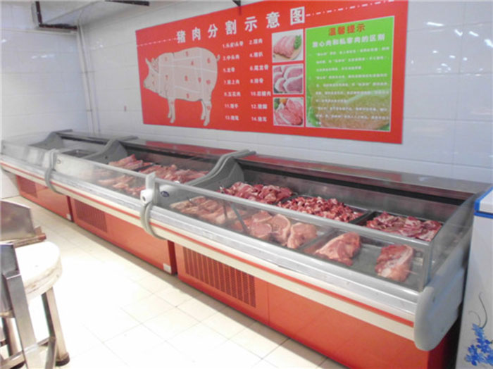 做鲜肉柜建造 珩冰供应