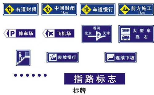 道路指示牌