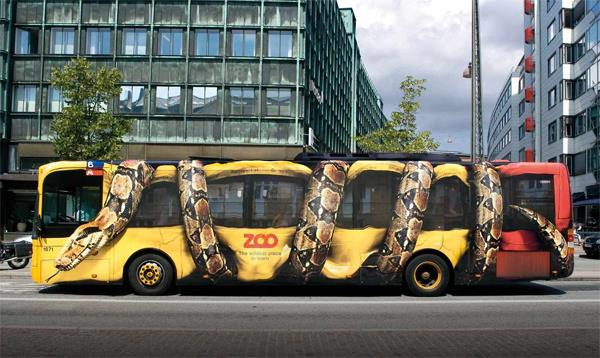 令人震惊的公交车广告创意设计
