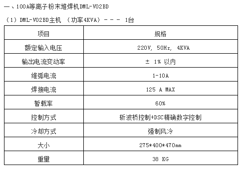 等离子粉末堆焊机