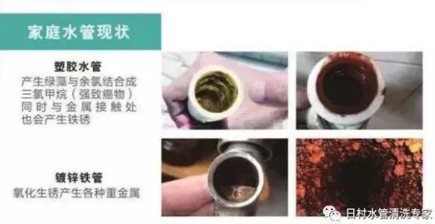 长期未清洗的自来水管有多脏你知道吗？