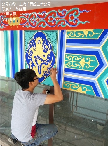 寺庙古建彩绘设计 上海古建彩绘师 古建彩绘排名 千百绘供